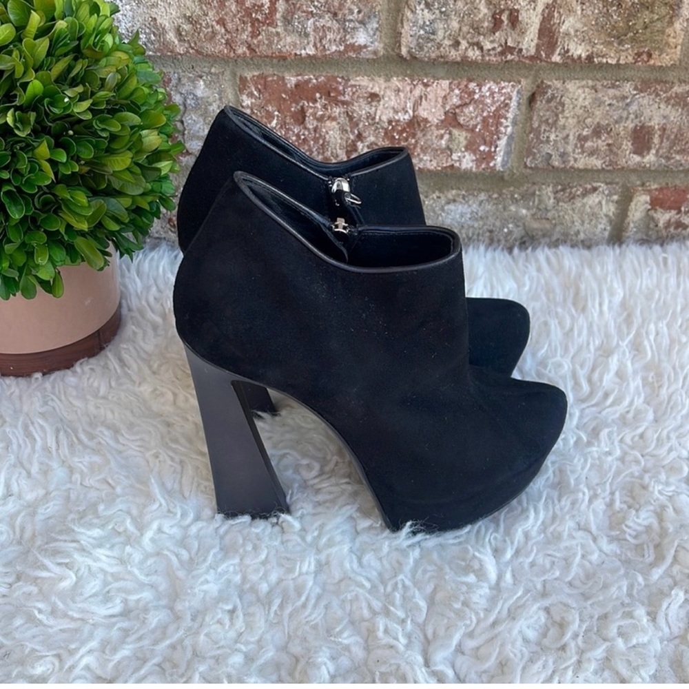 GIUSEPPE ZANOTTI Platform
Suede Ankle Boots Size 7